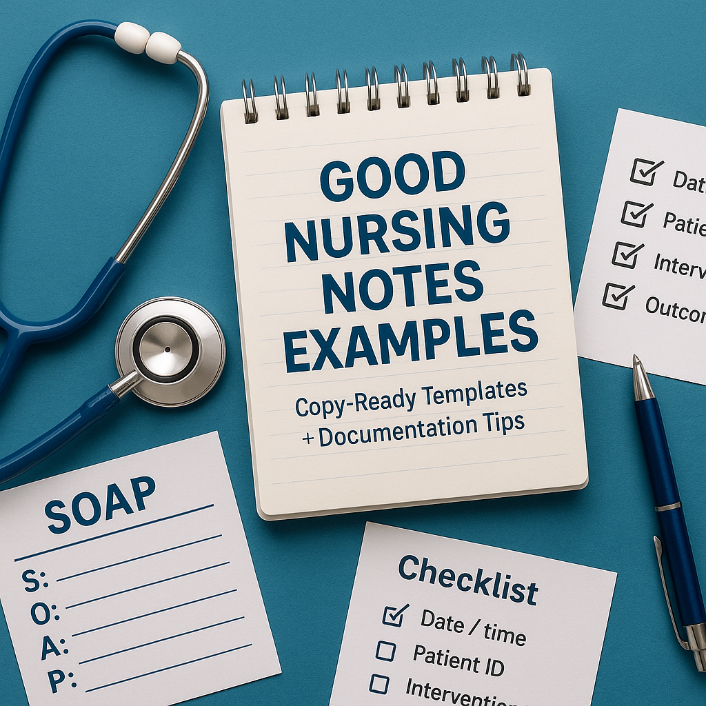 Good Nursing Notes Examples,