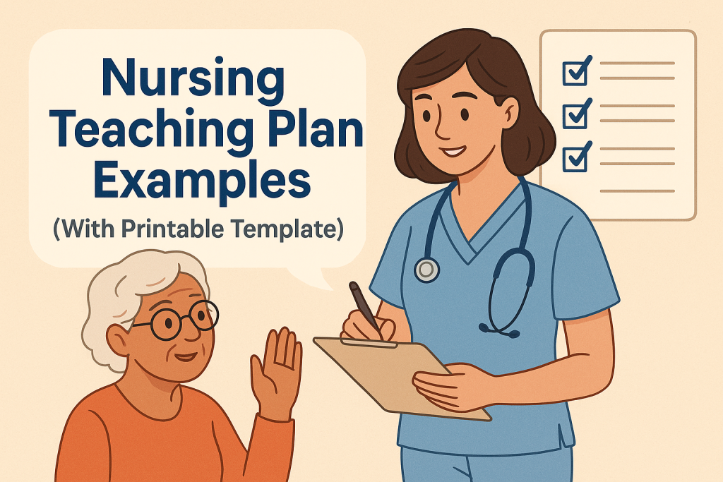 Nursing Teaching Plan