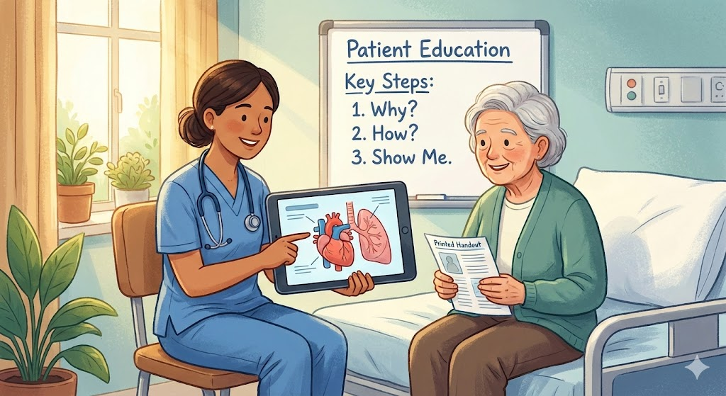 patient education nursing examples